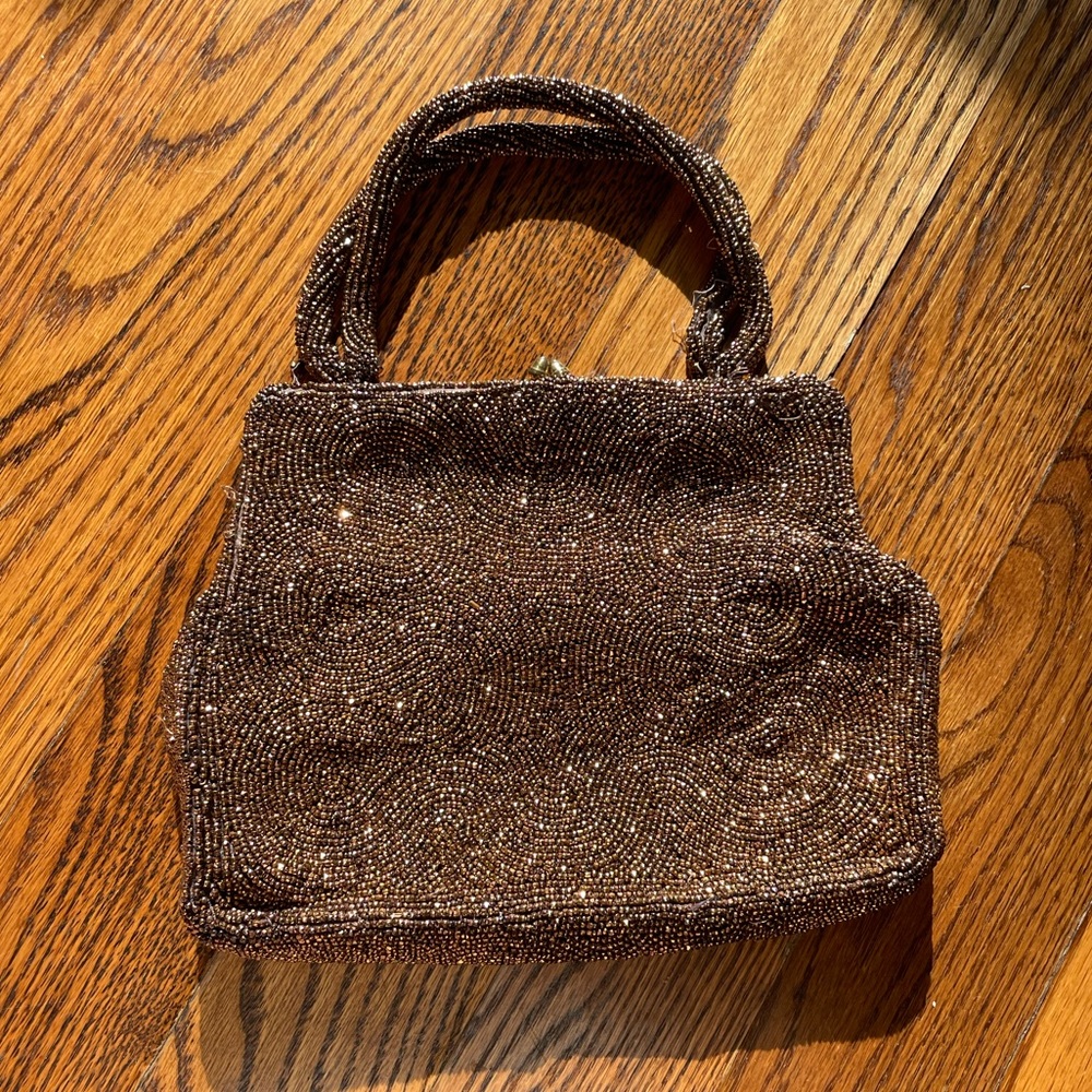 Metallic Beaded Vintage Purse (1950s)